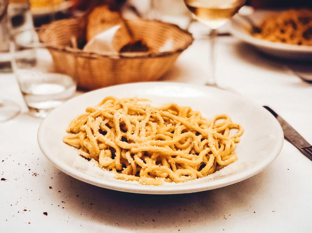 cacio e pepe in rome